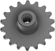 Foto do produto Engrenagem 18 dentes X 7/8" - 13 estrias