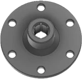 Foto do produto Flange 125mm X 42mm X 1" - 6 estrias